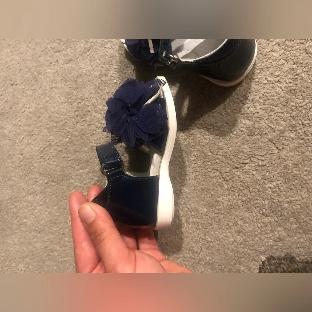 Walkey leather baby girl shoes